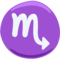 Scorpius emoji on Messenger